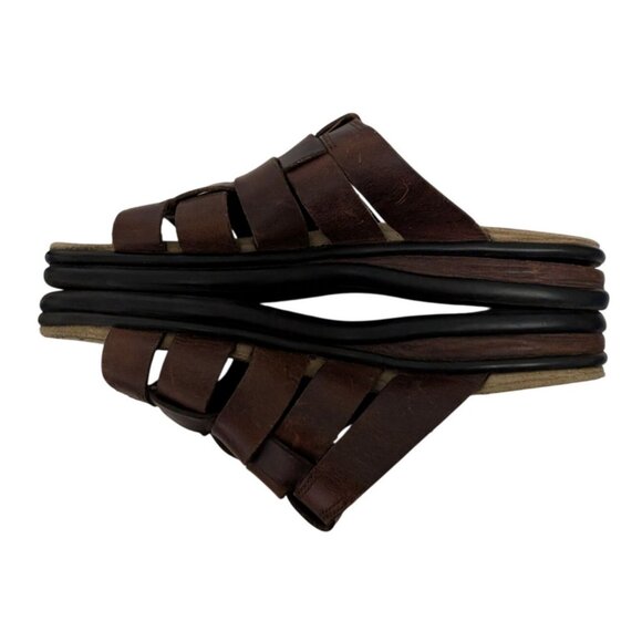 Timberland Fisherman Sandals Womens Brown Leather Slide Clairemont Mule Size 8 - Picture 7 of 7